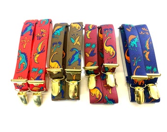 Bambini suspenders 4 clip H shape in 4 colors