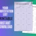 Holistic Manifestation List Printable - Manifest Success in All Areas ...