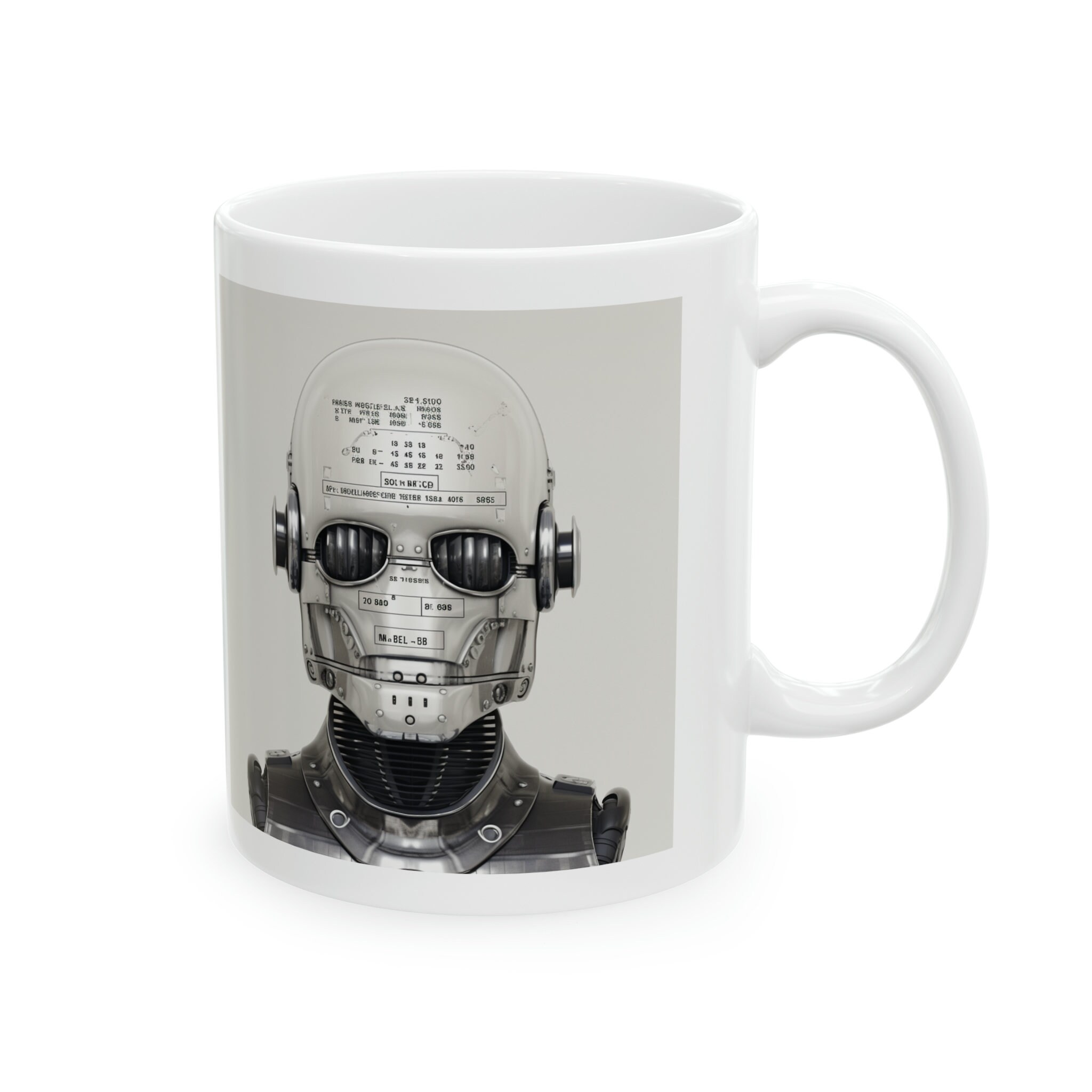 Android Mug: Sci-fi Robot Portrait Coffee Cup - Etsy Australia