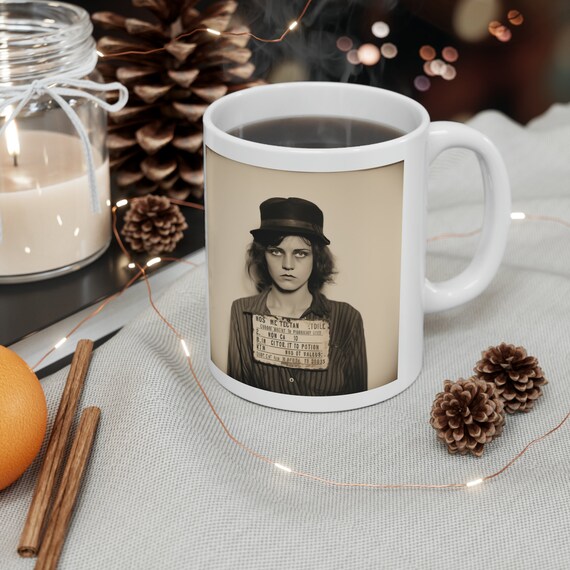 Janice Mugshot Unique Coffee Mug Gift: 1920s-1940s Ceramic Mug - Etsy  Denmark