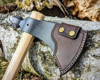 Rifleman's Hawk Leather Sheath, Cold Steel, Leather Case, Handmade, Axe Cover, Tomahawk sheath,  (ONLY SHEATH)