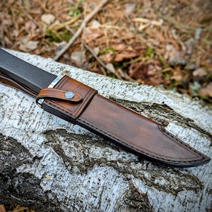 Handmade Leather Sheath for Cold Steel Recon Scout