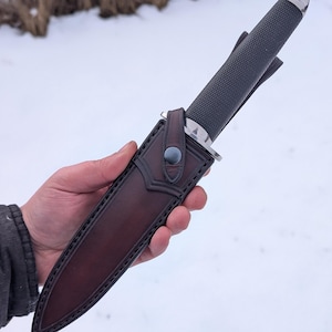 Handgefertigte Lederscheide für TAI PAN Cold Steel