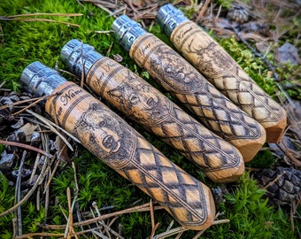 Personalized Pocket Knife Opinel,  Customized, Modified, Visuals: Your Pet picture, Wolf, Bear, Lion, Deer, Size N7 - N10, laser engraved