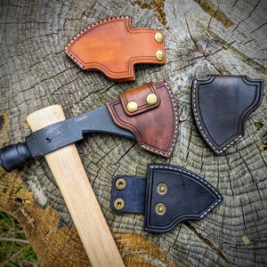 Custodia in pelle per Cold Steel Pipe Hawk, fodero in pelle, migliore fondina per ascia, fodero in pelle per ascia, fondina per ascia, fatta a mano