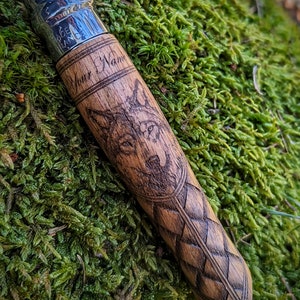 Personalized Pocket Knife, Opinel, Best Camping Cutter, Military Survival Equipment, Pet Laser Engraved Knife, Unique Military Gifts Wolf