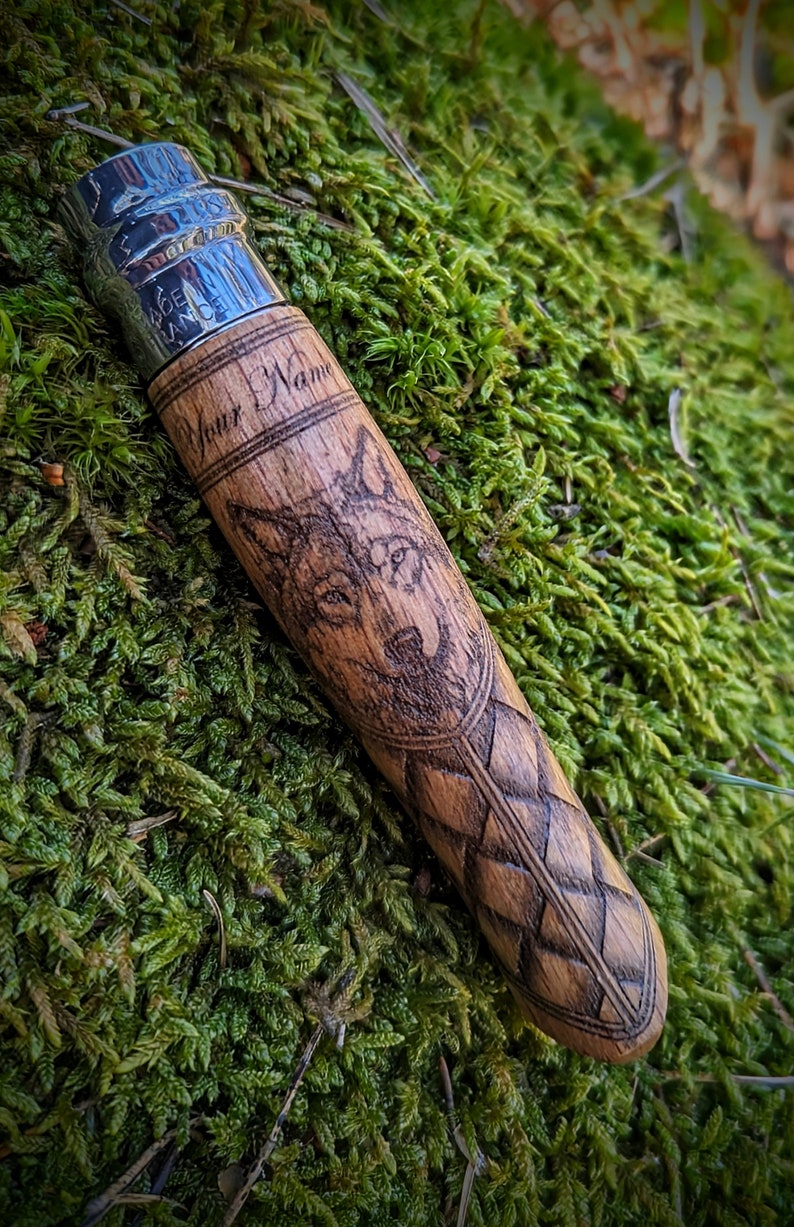 Personalized Pocket Knife, Opinel, Best Camping Cutter, Military Survival Equipment, Pet Laser Engraved Knife, Unique Military Gifts Wolf
