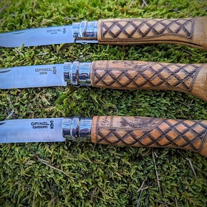 Personalized Pocket Knife, Opinel, Best Camping Cutter, Military Survival Equipment, Pet Laser Engraved Knife, Unique Military Gifts image 3