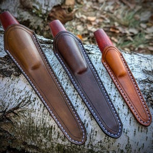 Fodero in pelle per MORAKNIV CLASSIC 1/0, 2, 3, fatto a mano