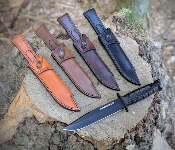Handmade Leather Sheath for Cold Steel Leatherneck SF Knife - Etsy