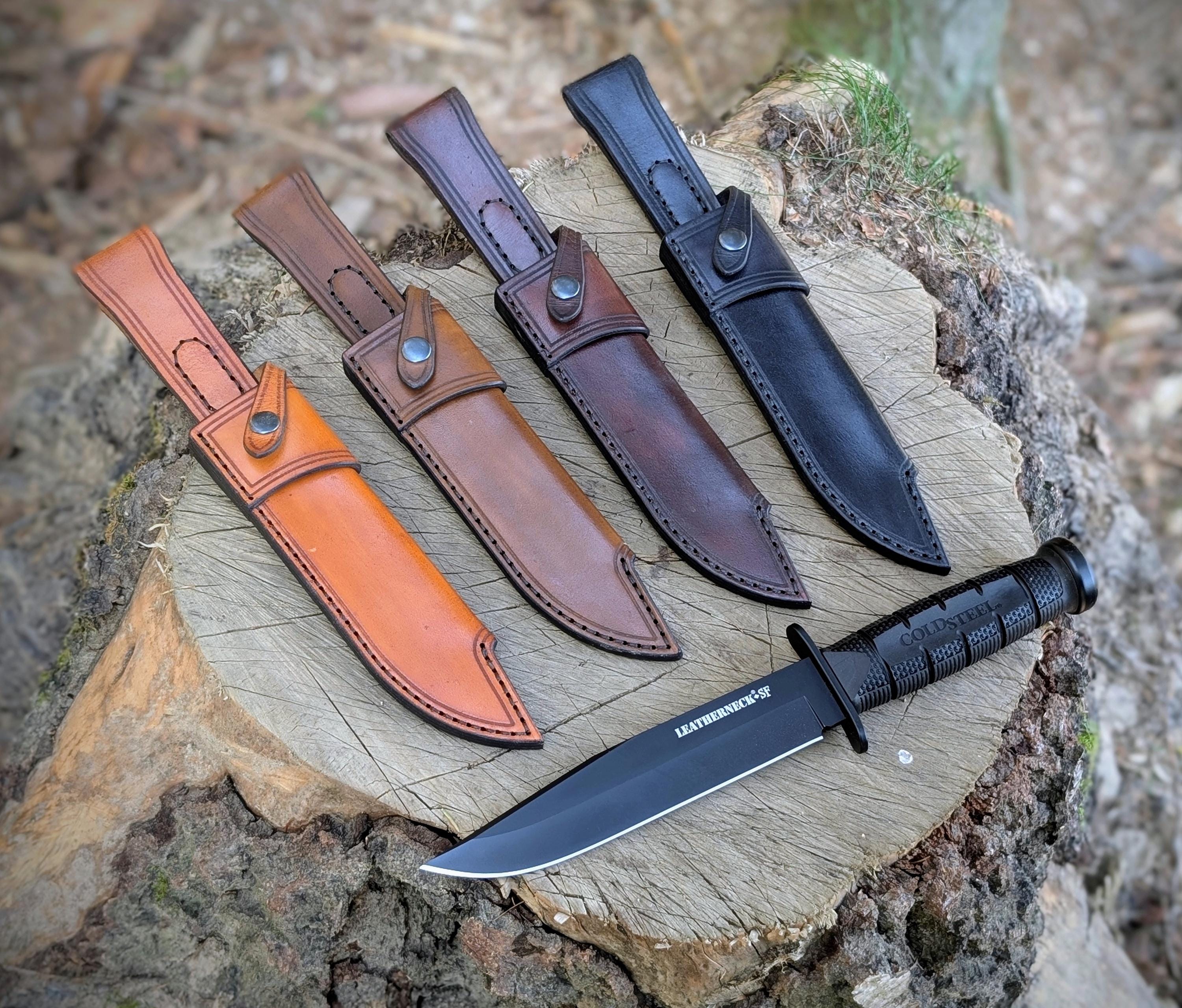Handmade Leather Sheath for Cold Steel Leatherneck SF Knife - Etsy