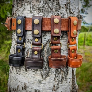Porta-ascia in pelle con passante per cintura, ascia Cold Steel, tomahawk, falco della pipa, falco da sentiero, falco del fuciliere, falco a punta, falco di frontiera, falco norvegese