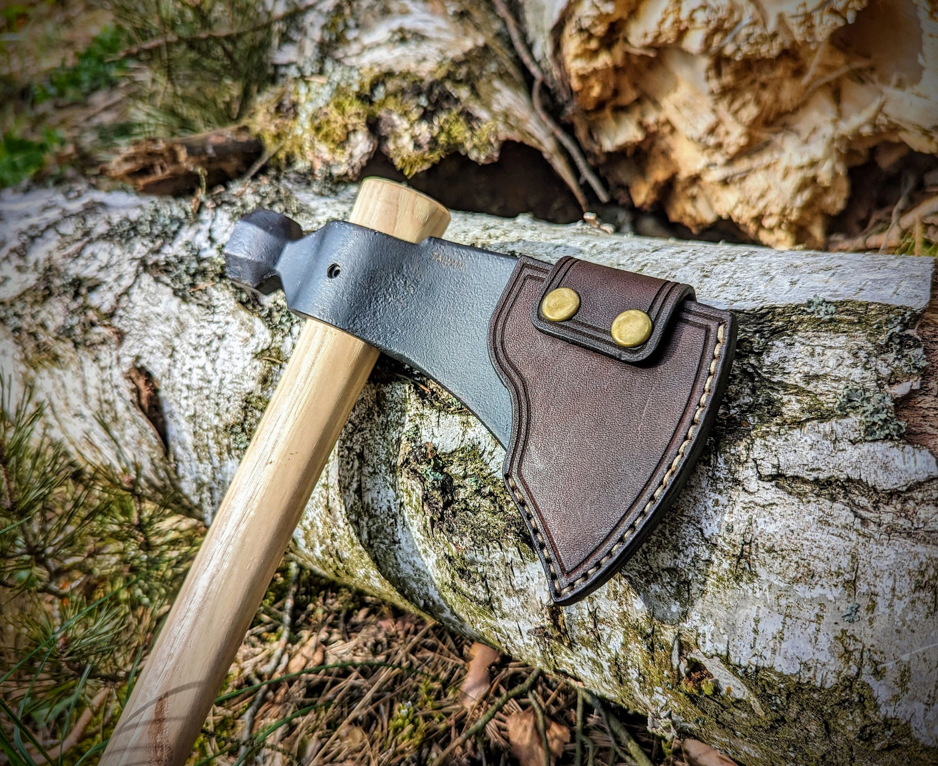 Handmade Leather Axe Sheath: Rifleman's Hawk Cold Steel Cover - Etsy
