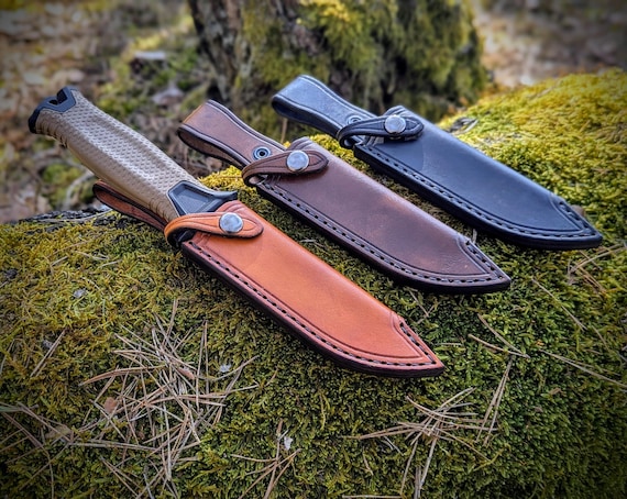 Handmade Leather Sheath for Gerber Strongarm Knife - Etsy 日本