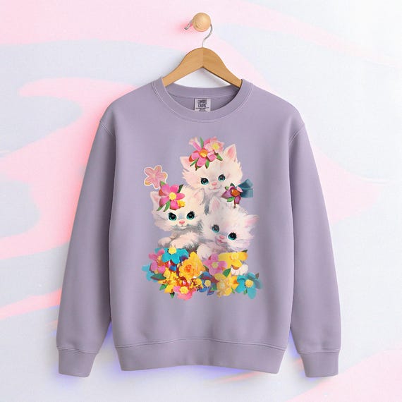 vintage cat × fish × flower sweat vintage cat × fish × flower sweat vintage cat × fish