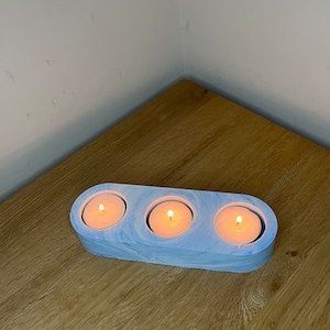 Oval Tea light holder - Personalise me