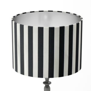 Black and White Lampshade, Stripe Lamp Shade, Geometric Lampshade, Bright Circus Monochrome Table Ceiling Floor Lampshade Home Decor Gifts