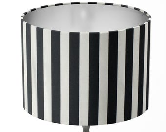 Black and White Lampshade, Stripe Lamp Shade, Geometric Lampshade, Bright Circus Monochrome Table Ceiling Floor Lampshade Home Decor Gifts