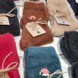 Chaussettes douillettes, chaussettes moelleuses, Noël 2025, bas de Noël, bas de Noël, père Noël secret, cadeaux de Noël, expédition rapide, Noël, image 1