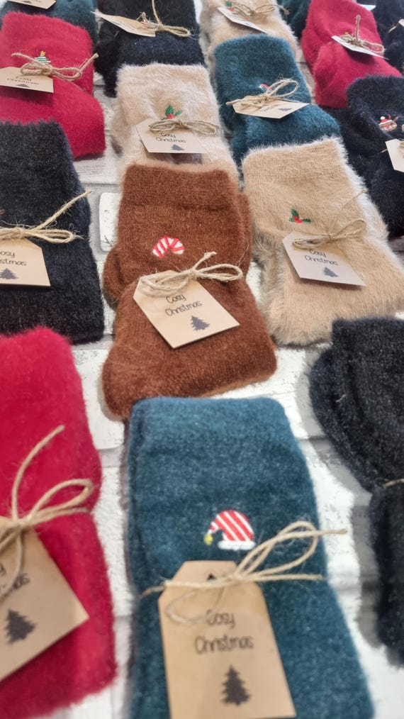 Cosy Socks, Fluffy Socks, Christmas 2025, Stocking Filler, Stocking Stuffer, Secret Santa, Christmas Presents, Fast Dispatch, Christmas,
