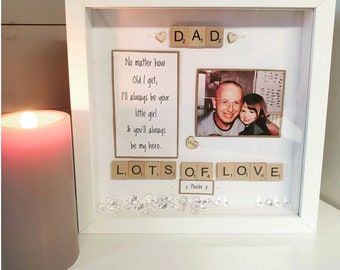 Cornice portafoto regalo per papà, regalo per papà, regalo per la festa del papà,