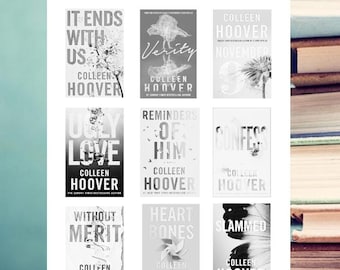 Colleen Hoover Book Tracker: checklist bestseller, (digitale download)