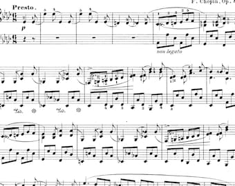 Tarantella in As-majeur, Op. 43, Chopin, printbare pianonoten
