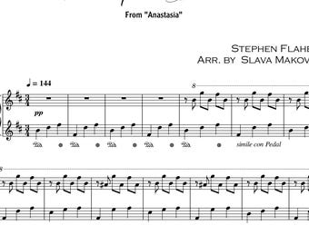 Once Upon a December Anastasia pianonoten om te downloaden (printbare versie).