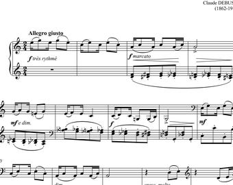 Le petit nègre Debussy pdf cakewalk