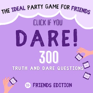 Gioco Obbligo o Verità per amici 18+ / 300 carte uniche / Gioco ideale per le feste / Super piccante / Il gioco alcolico definitivo / Regali sotto i 20 chili