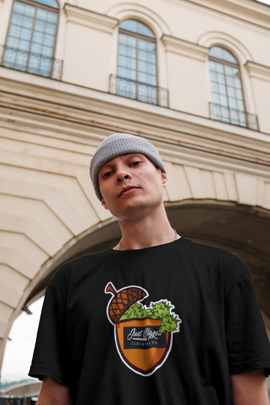 Trendy DTG Weed Leaf Shirt With 420 Area Code Cool Cannabis Tee for