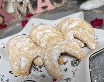 Selbstgemachte Vanillekipferl Plätzchen Kekse