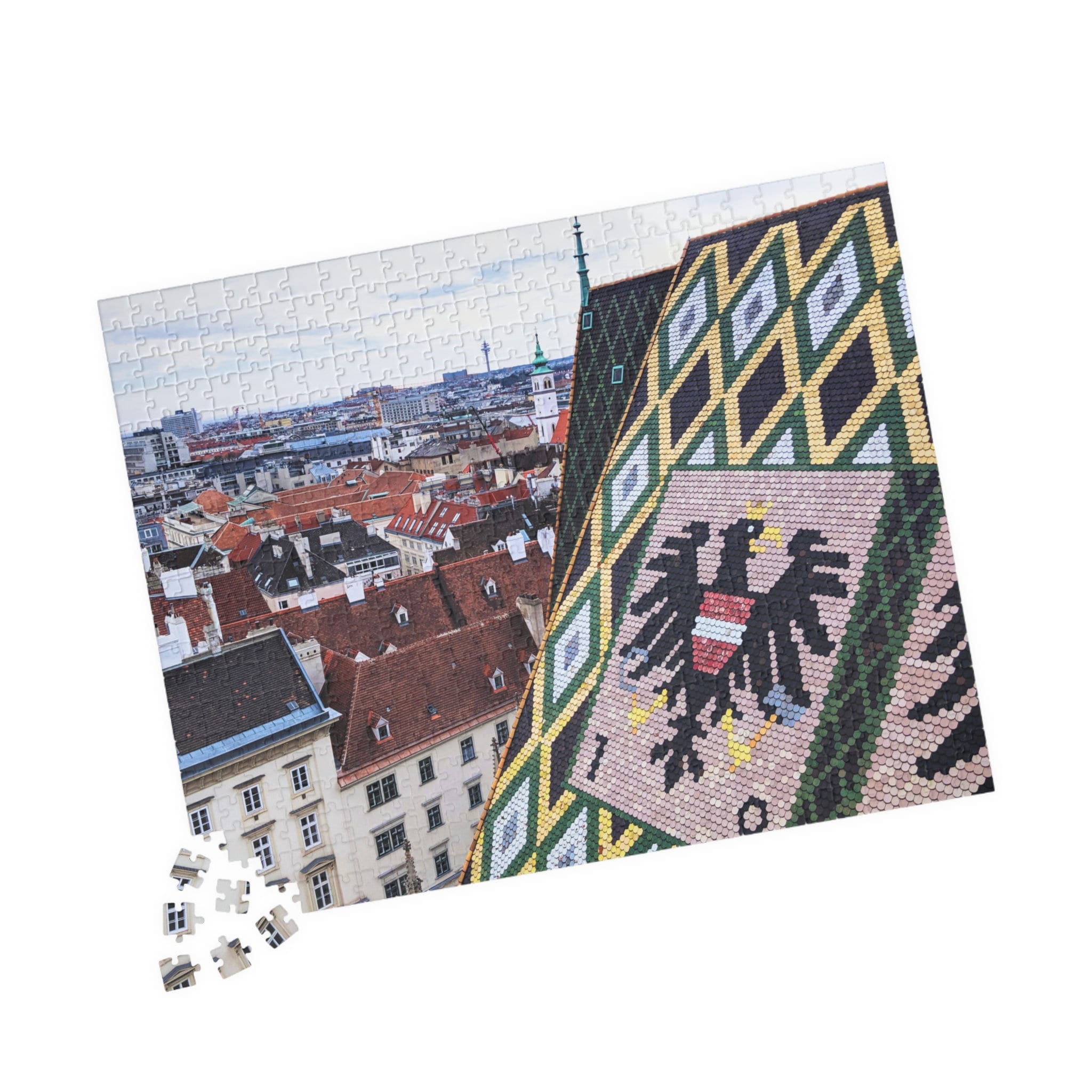 Austria Innsbruck 1000-Piece Wooden Jigsaw Puzzle – Travel Souvenir, 30x20 Inch Finished Size - View #4