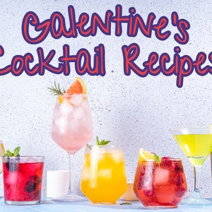 Situationships Drink Rezept Drucke / Signature Getränkekarte / Illustrative Cocktail-Rezeptkarten / druckbare Getränkerezepte