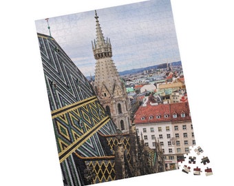 Vienna Puzzle (vertical) - St. Stephen's Cathedral roof (500, 1014-piece)