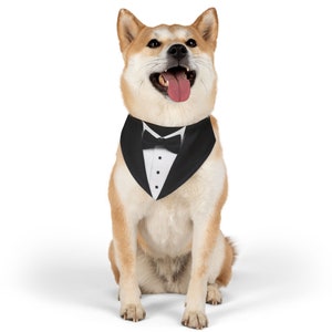 Hundehalsband / Hundehalsband / Ringträger Hundehalsband / Hundehalsband / Ringträger / Hochzeitsanzug / Hund der Ehre / Geburtstags-Outfit für Hunde / Fliege für Hunde