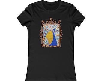 Peacock (colorful) sketch shirt - Women's Favorite Tee