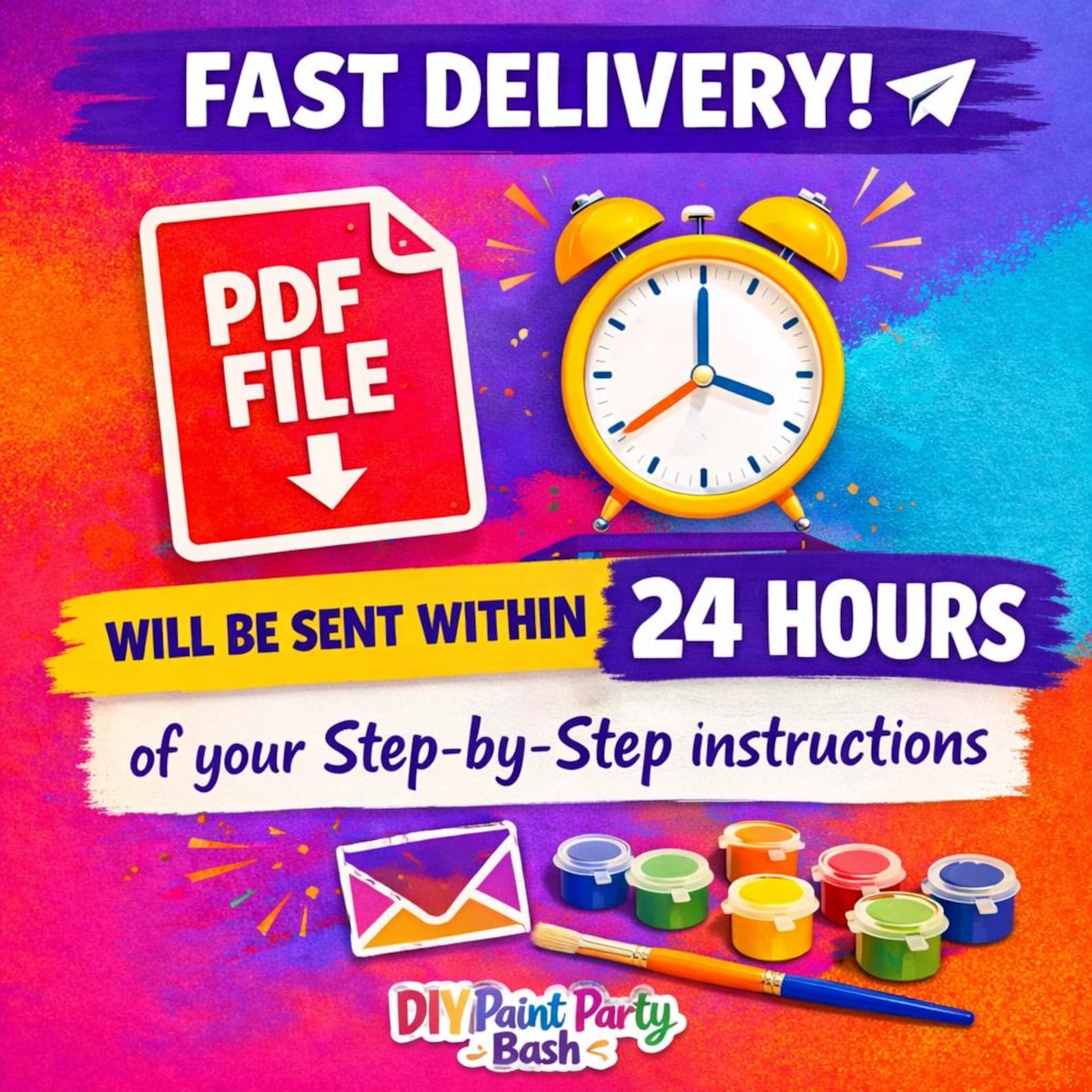 Paint Design Instructions & Color Guide (digital Download) - Etsy
