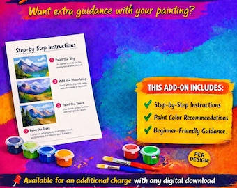 Paint Design Instructions & Color Guide (Digital Download)