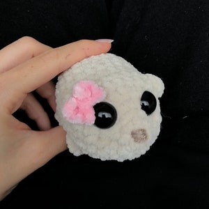 Sad Hamster Meme No Sew Pattern Viral Tiktok Meme Plush Crochet English Pdf zdjęcie 3