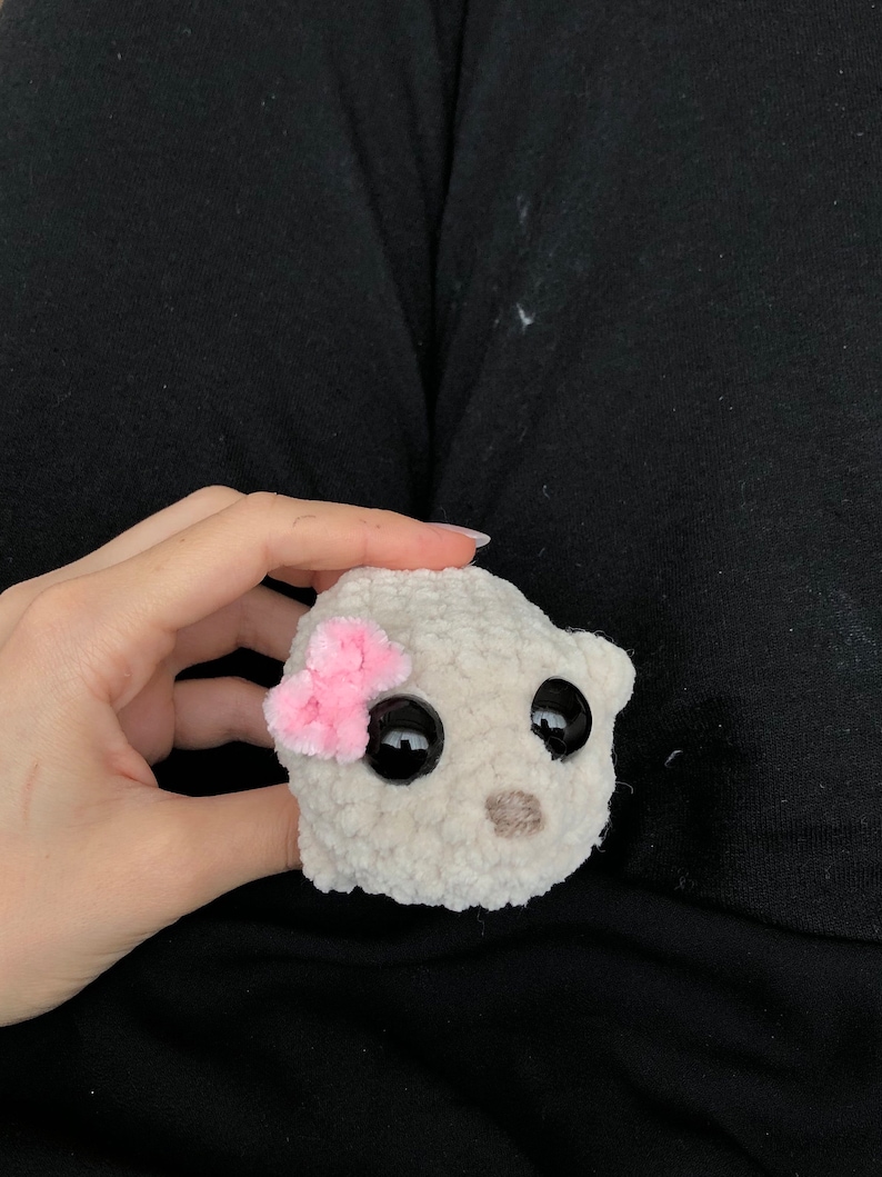 Sad Hamster Meme No Sew Pattern Viral Tiktok Meme Plush Crochet English Pdf zdjęcie 4