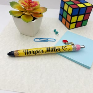 Personalized Resin Pen | Teacher Gift | Teacher appreciation Gift | Back to school gift | Customized Gifts | Cute Resin Pen | Gift for her