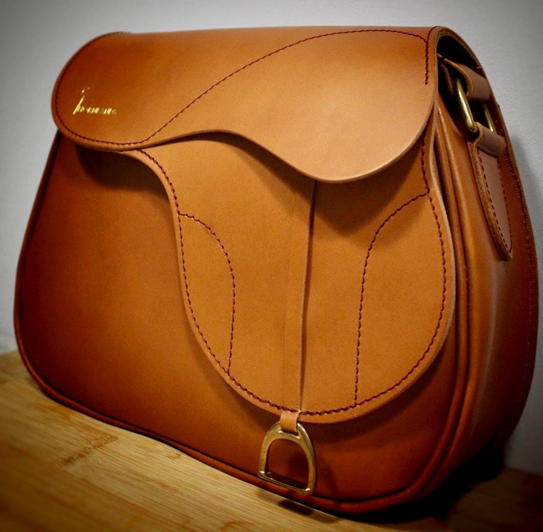 Saddle Bag, SIA Saddle Bag, Brown Leather Bag, Brown Work Bag, Womens Bag, Womens Brown Purse, Brown Leather Purse, Bags UK