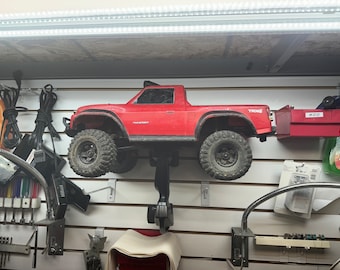 Wall Mount for Traxxas 1/10th Scale TRX4 Trucks and Radio