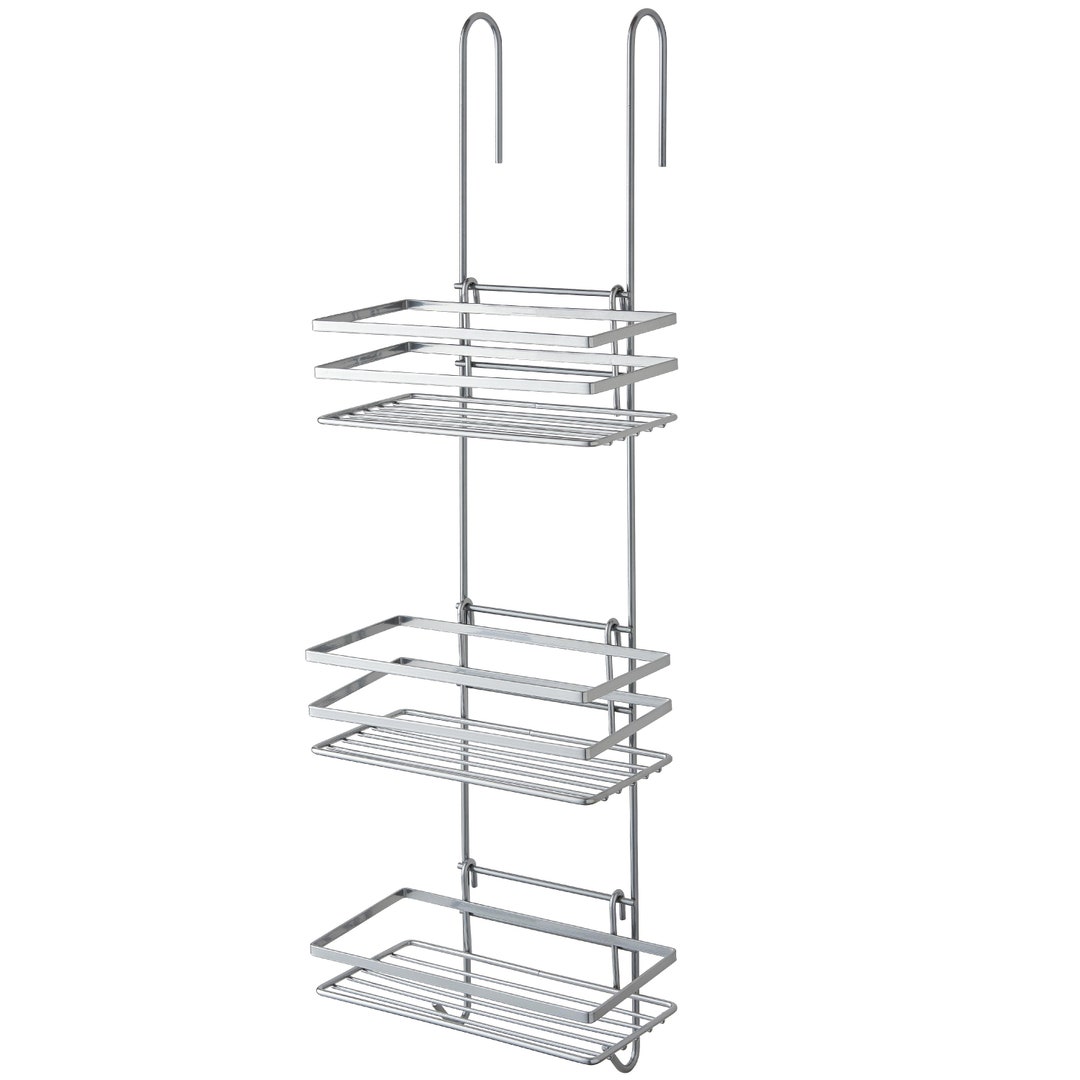 3 Tier Non Rust Hanging Shower Caddy Organiser in Silver Etsy UK