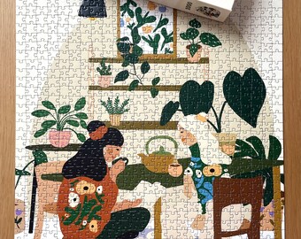 1000 Piece Puzzle "Cozy Tea Time" by Y.Illustrations - Alma Puzzles