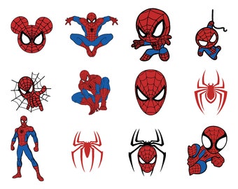 Spidey and his Amazing Friends SVG Bundle, Spidey Birthday, Spidey Clipart, Spidey and his Amazing Friends PNG, Spidey SVG, Spidey Shirt