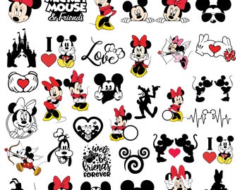 Mouse SVG Bundle, Princess Svg Files for Cricut and Silhouette, Family Vacation 2024 SVG, Customize Family Trip 2024 SVG, Mouse Mice Svg