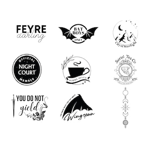 ACOTAR svg Bundle, ACOTAR Dateien Cricut, Acotar Velaris SVG Bundle, Acotar Velaris Designs svg, Acotar Velaris Designs, City of Starlight