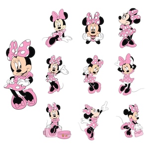 Minnie Mouse Svg, Minnie Mouse Png, Minnie Mouse pdf,